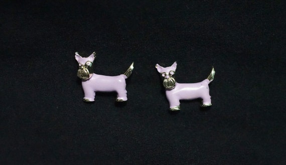Lavender Scottie Dog Scatter Pins - image 1