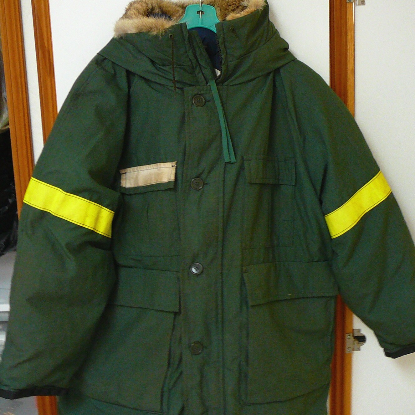 Vintage Alyeska Pipeline Coat Jacket Fur Hood - Size L - Etsy