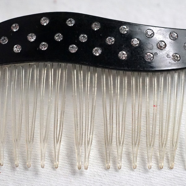 Vintage Rhinestone Comb Decorative Hair Comb