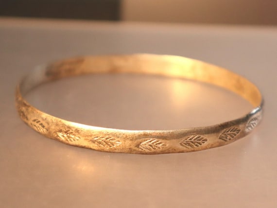 Mexican Sterling Bracelet Leaf Hecho en Mexico - image 1