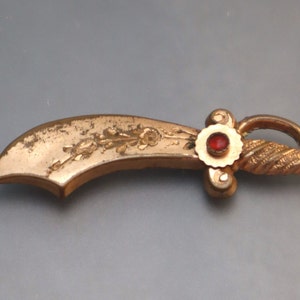 Broche de espada victoriana con alfanje para Halloween