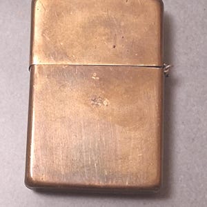 Vintage Brass Zippo Cigarette Lighter 1992