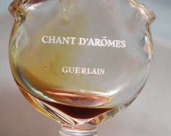 Botella de perfume vintage Guerlain Chant D'aromes de 1/2 oz de Baccarat