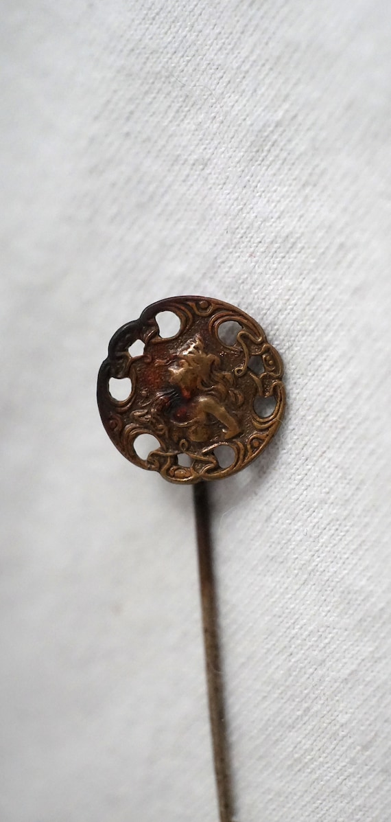 Art Nouveau Lady Stickpin Antique Stick Pin