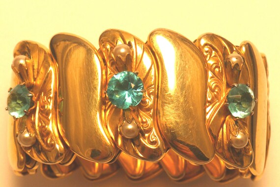 Bugbee & Niles Rhinestone Expansion Bracelet Vinta