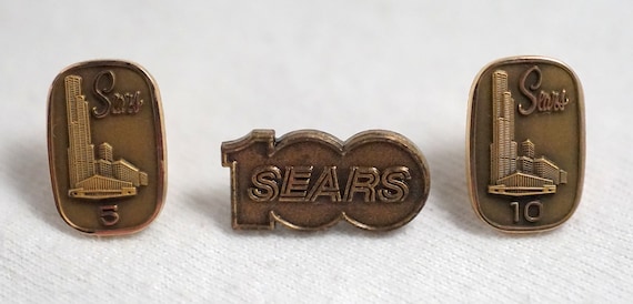 Sears Gold Filled Service Pins + 100 Pin - image 2