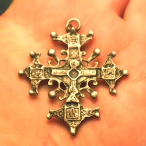 Vintage Sterling Maltese Cross Pendant