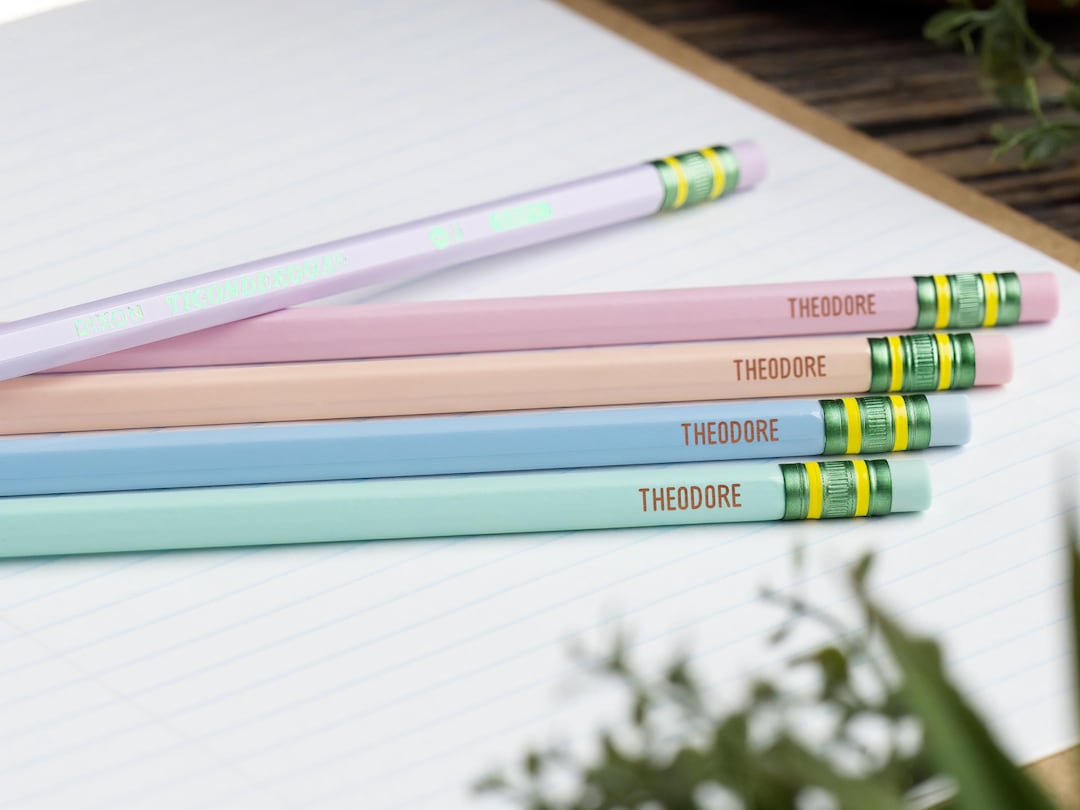Back to School Personalized Pencils - Laser Engraved Dixon Ticonderoga ...