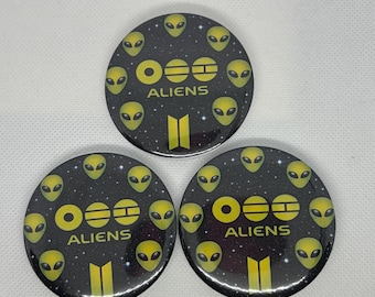 Przypinka inspirowana BTS Aliens 2,25”