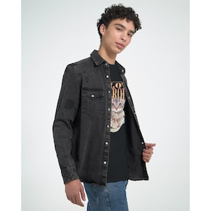 Camiseta con meme de gato "Amo los esteroides" / Divertida camiseta gráfica para amantes de los gatos y dueños de mascotas / Idea de regalo humorística / Camiseta desquiciada y vergonzosa imagen 6