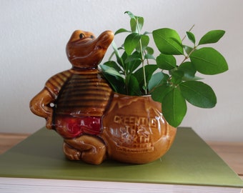 Kitsch Vintage Planter From the Crocodile International Brand, Greening the Earth