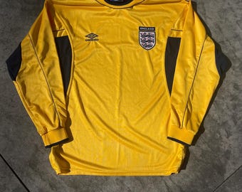 Maillot De Gardien De But Vintage Umbro Années 90 - Taille S - Fabriqué En Angleterre - Occasion
