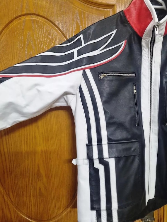 Tekken 8 Jin Kazama Real Leather Premium Jacket Costume for
