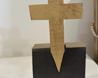 Árbol de Navidad de madera con estrella