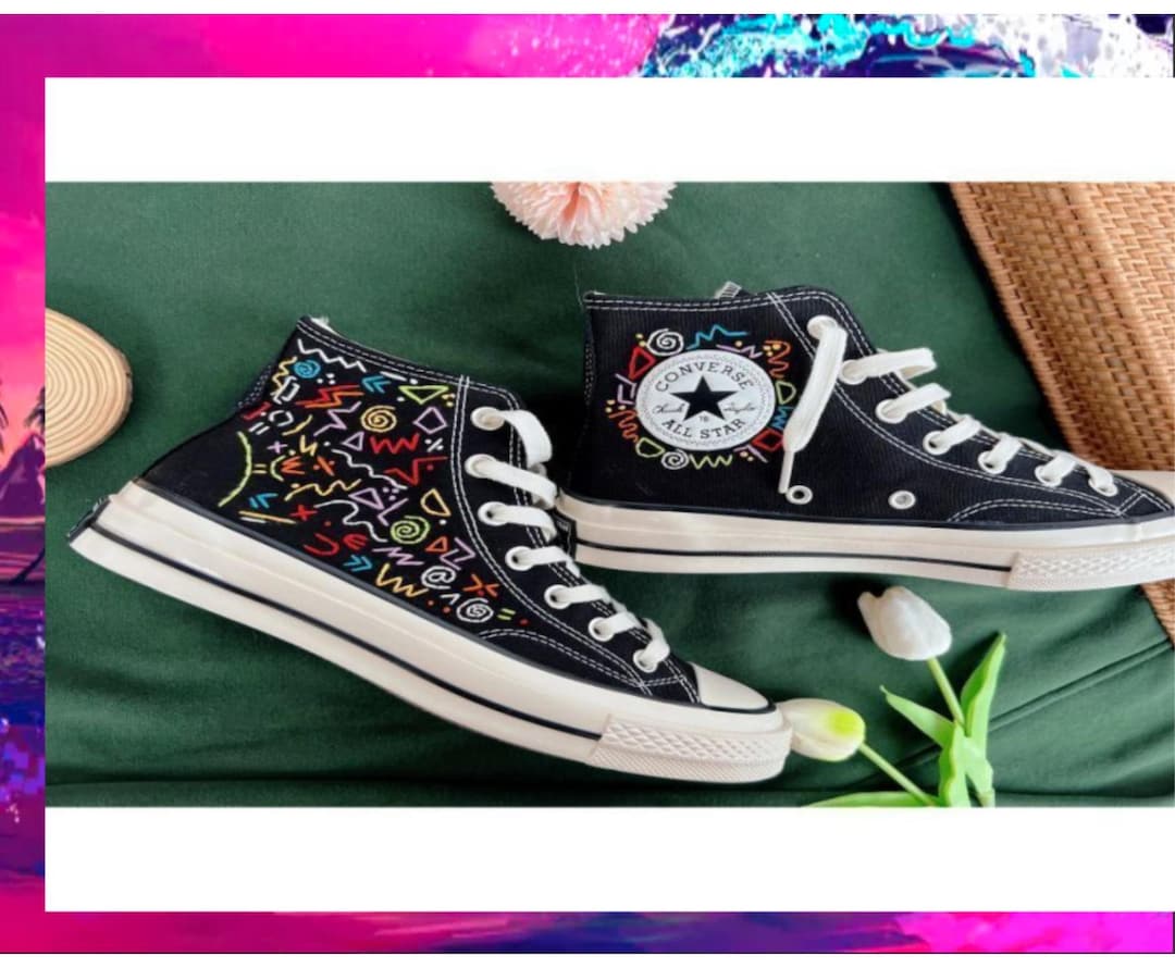 Converse Math F4 Custom Converse Math Formula Embroidery Pattern, Embroidered Logo Color ...