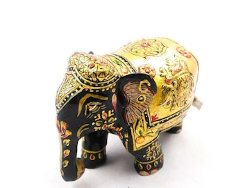 3 Inch Elephant Down Trunk Fine Emboss (Set of 2)