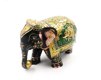 3 Inch Elephant Down Trunk Fine Emboss (Set of 2)