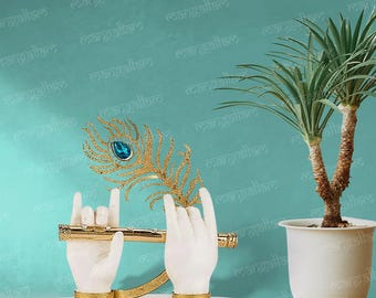 Krishna Divine Hands Idol with Flute