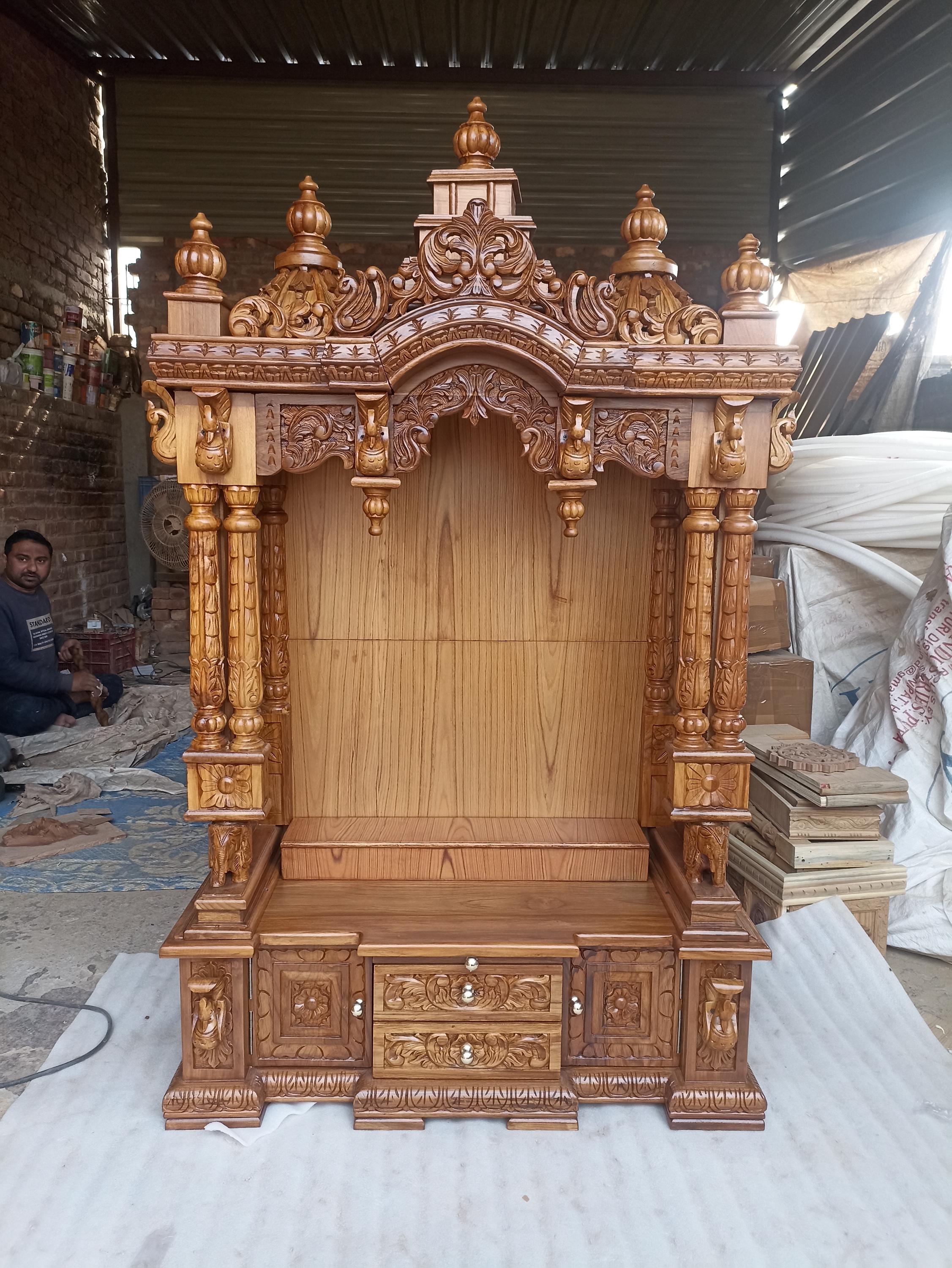 Timber Temples Teak Wooden Temple for Home - Etsy