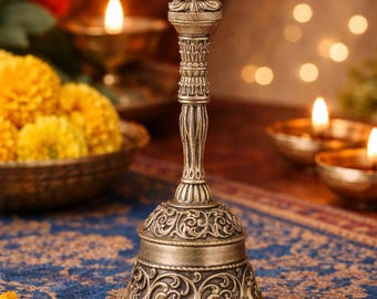 4.5 Inch Handcrafted Temple Pooja Bell