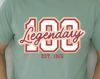 100 Years Old T-Shirt Born 1926 Vintage Tee 2026 Birthday Comfort Colors