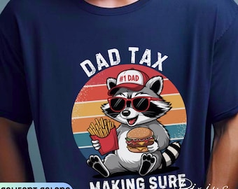 Dad Tax T-Shirt Vintage Graphic Shirt Gift for Dad Father's Day Shirt Gift Comfort Colors