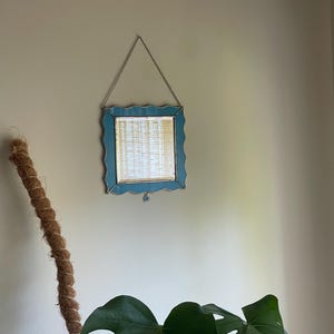 Stained glass Mirror (Blue)