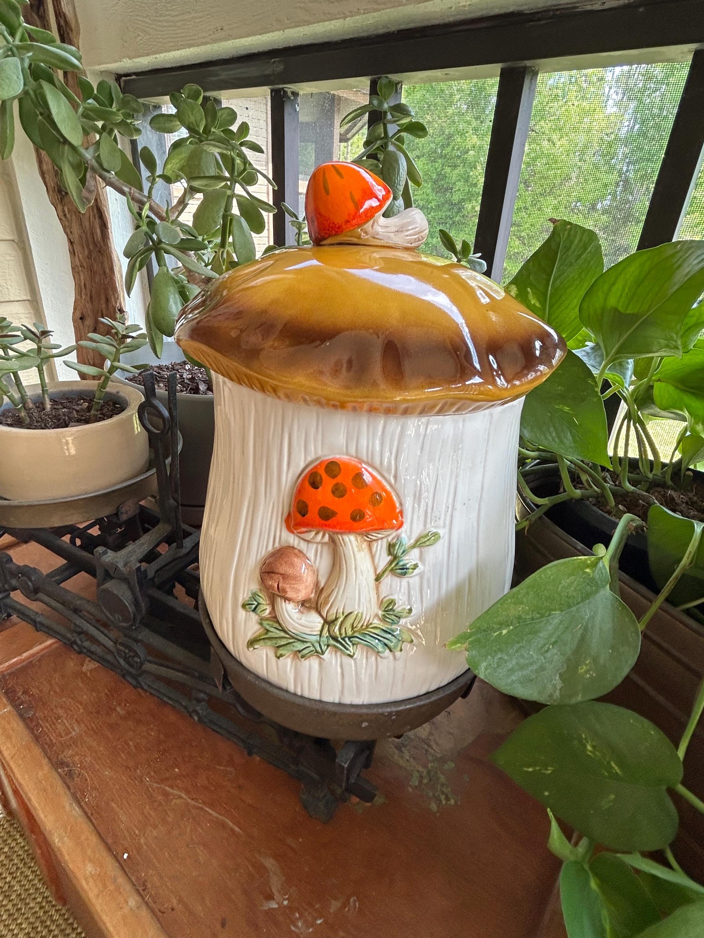 1970 Mushroom Canister Set - Etsy