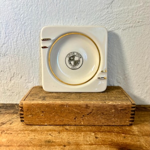Vintage 1962 Junior Prom Collectible Ceramic Ashtray:  1960’s Retro Collectibles