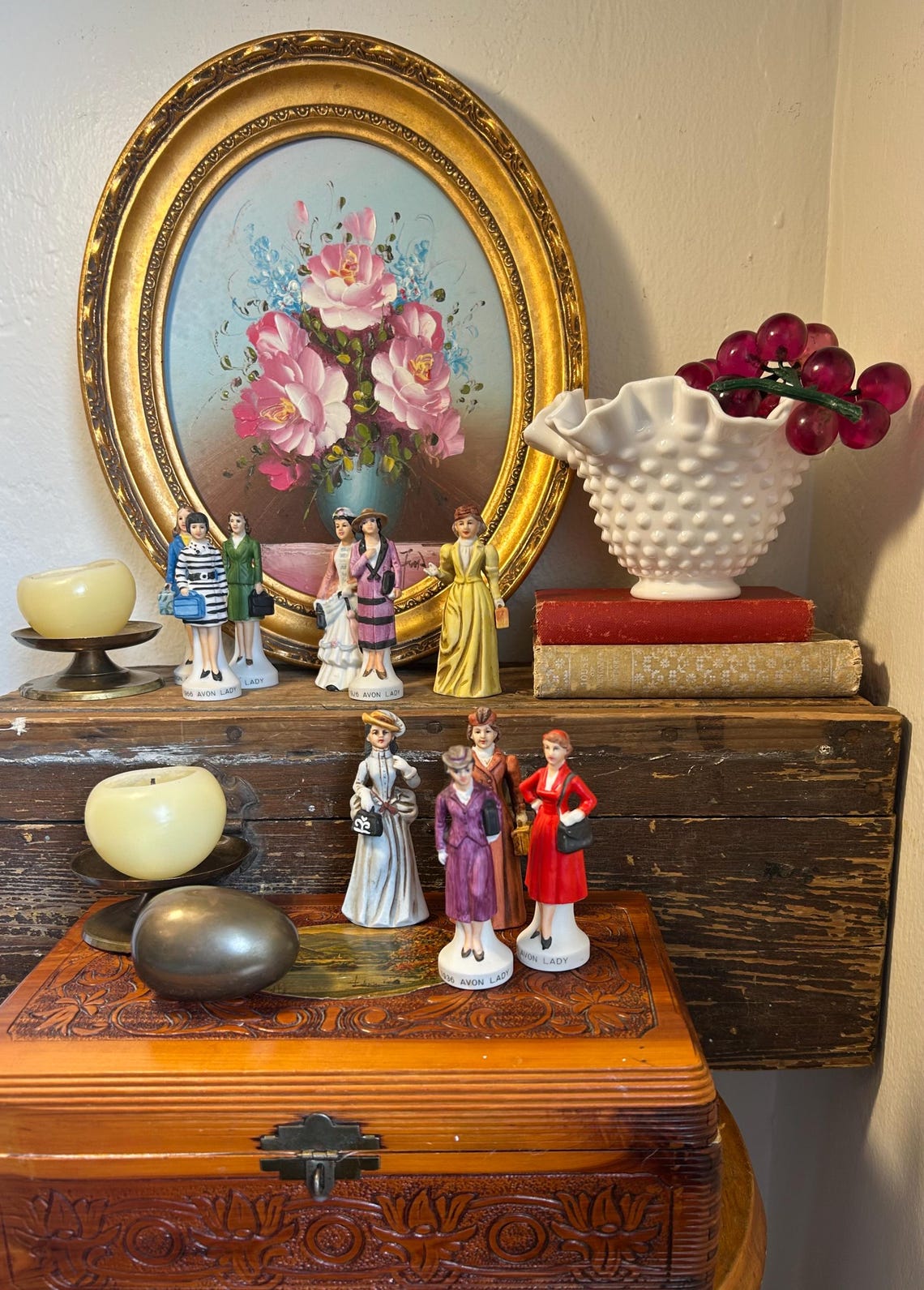 Vintage Avon Lady Porcelain Figurines: 1976 Collectible Set of Ten - Etsy