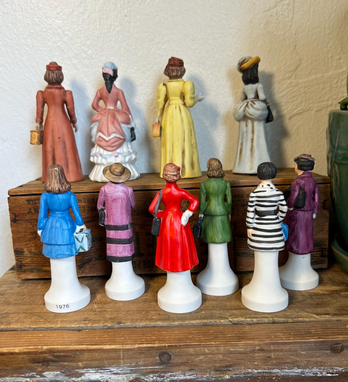 Vintage Avon Lady Porcelain Figurines: 1976 Collectible Set of Ten - Etsy