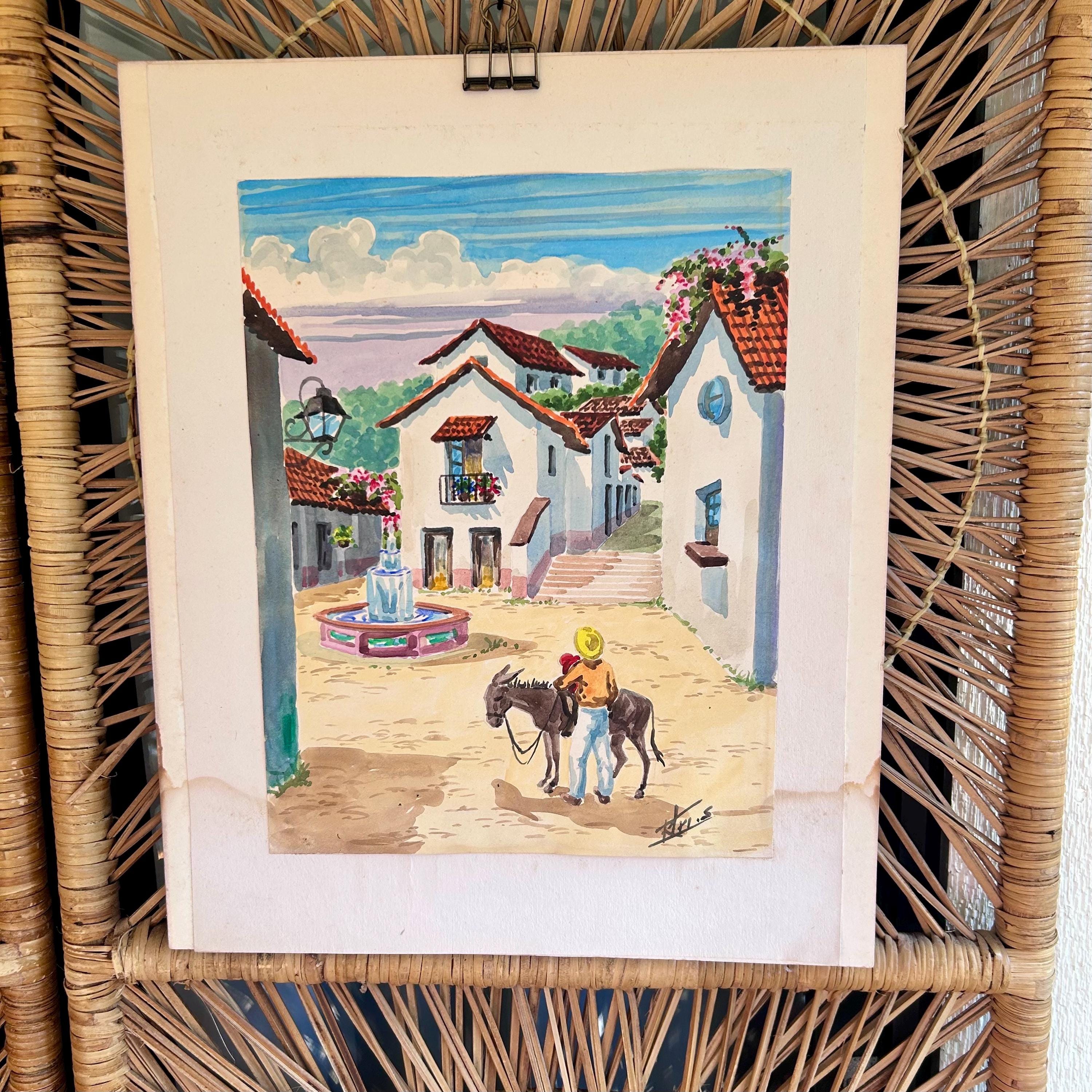 Vintage Original Mexican Paintings - Etsy