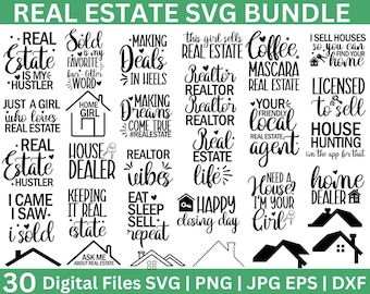 Realtor SVG Bundle: Real Estate Marketing Designs (Digital Download)