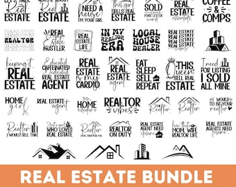Realtor SVG Bundle: Real Estate Marketing Designs, Cricut (Digital Download)