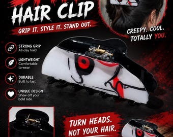 Horror Hair Clips