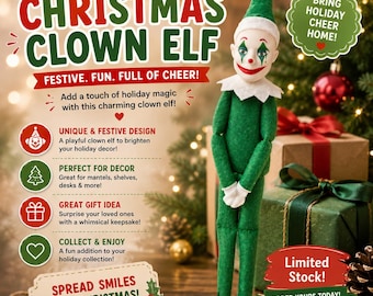 Christmas Clown Elf