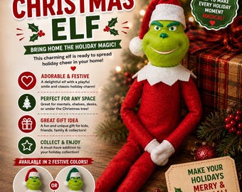 New Christmas Elf: Bring Home Holiday Magic, Festive Decoration