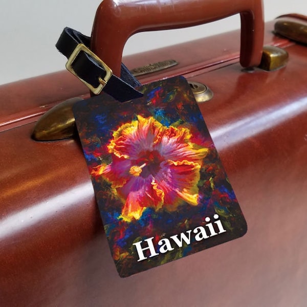 Hawaii Luggage Tag Etsy