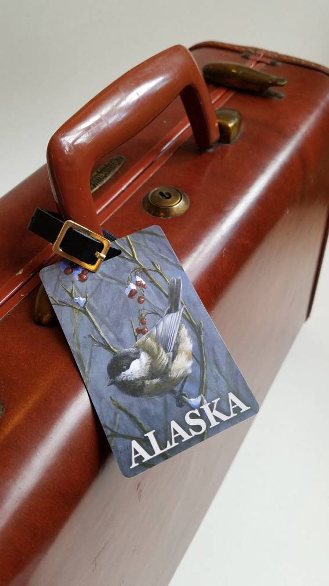 Alaska Bird Luggage Tags Alaskan Cruise Travel Accessory | Etsy