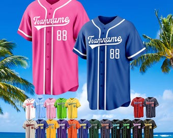 Custom Baseball Jersey: Personalized Stitched Team Uniform, Sports Gift
