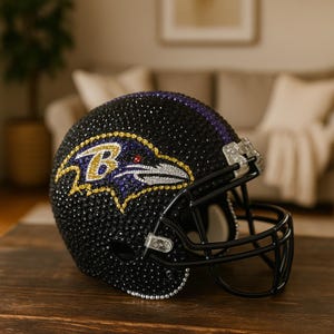 Baltimore Ravens Bling Helmet – Sparkling NFL Fan Collectible