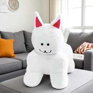 Roblox Classic Kitty Plush Doll Cute Cat Plushine Kawaii Soft Anime Cartoon Dolls Gaming Peripheral Kids Toys Birthday Gifts