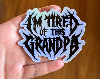 Metal Font Stickers