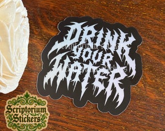 Metal Font Stickers