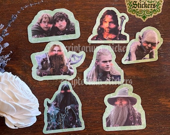 7pc Kawaii Fantasy Sticker Pack | Medieval Sticker, Fantasy Stickers, Potatoes Sticker, Nostalgia Stickers