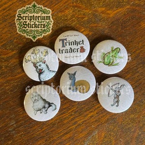 Medieval Button Pins | Weird Medieval Guys, Medieval Art, Trinket Collector, Trinket Trader, Medieval Cat, Medieval Marginalia