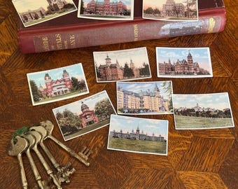 Kirkbride Hospital Postcard Stickers | Thomas Kirkbride, Urbex Gift, Asylum, Architecture, Dark Tourism, History Gift, Greystone, HRSH