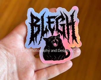 Metal Font Stickers