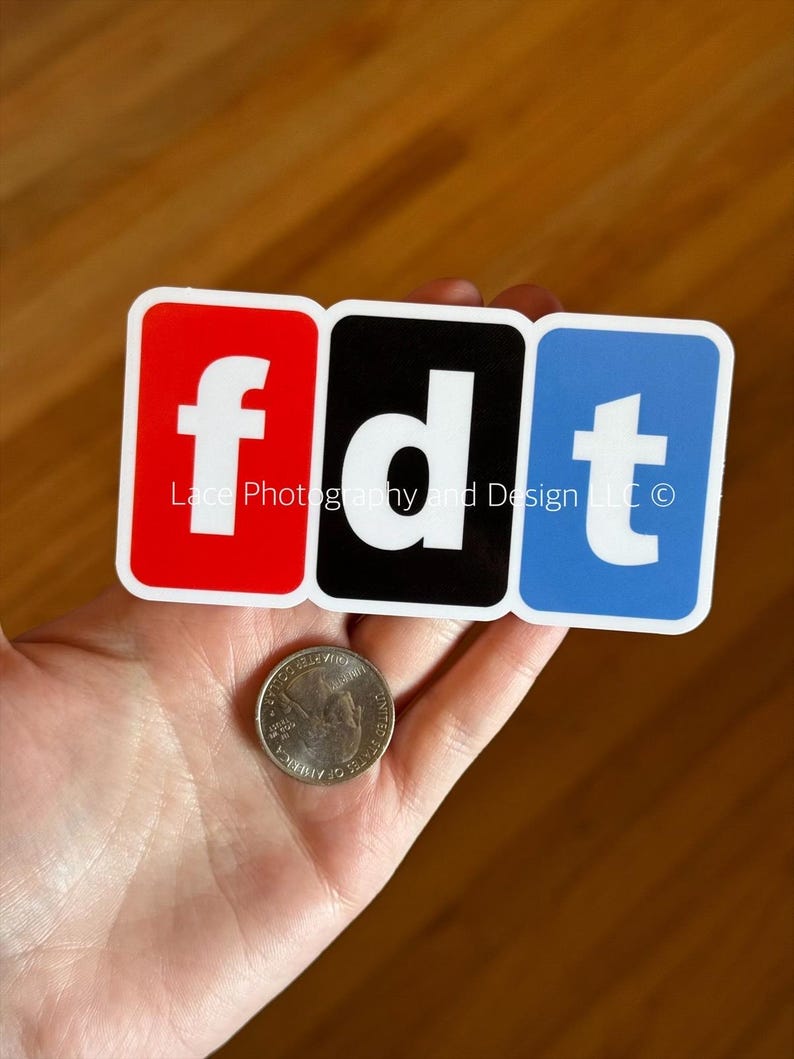 Fdt Sticker FDT NPR Inspired Sticker | Anti Trump, Anti Fascism, Protect Public ...