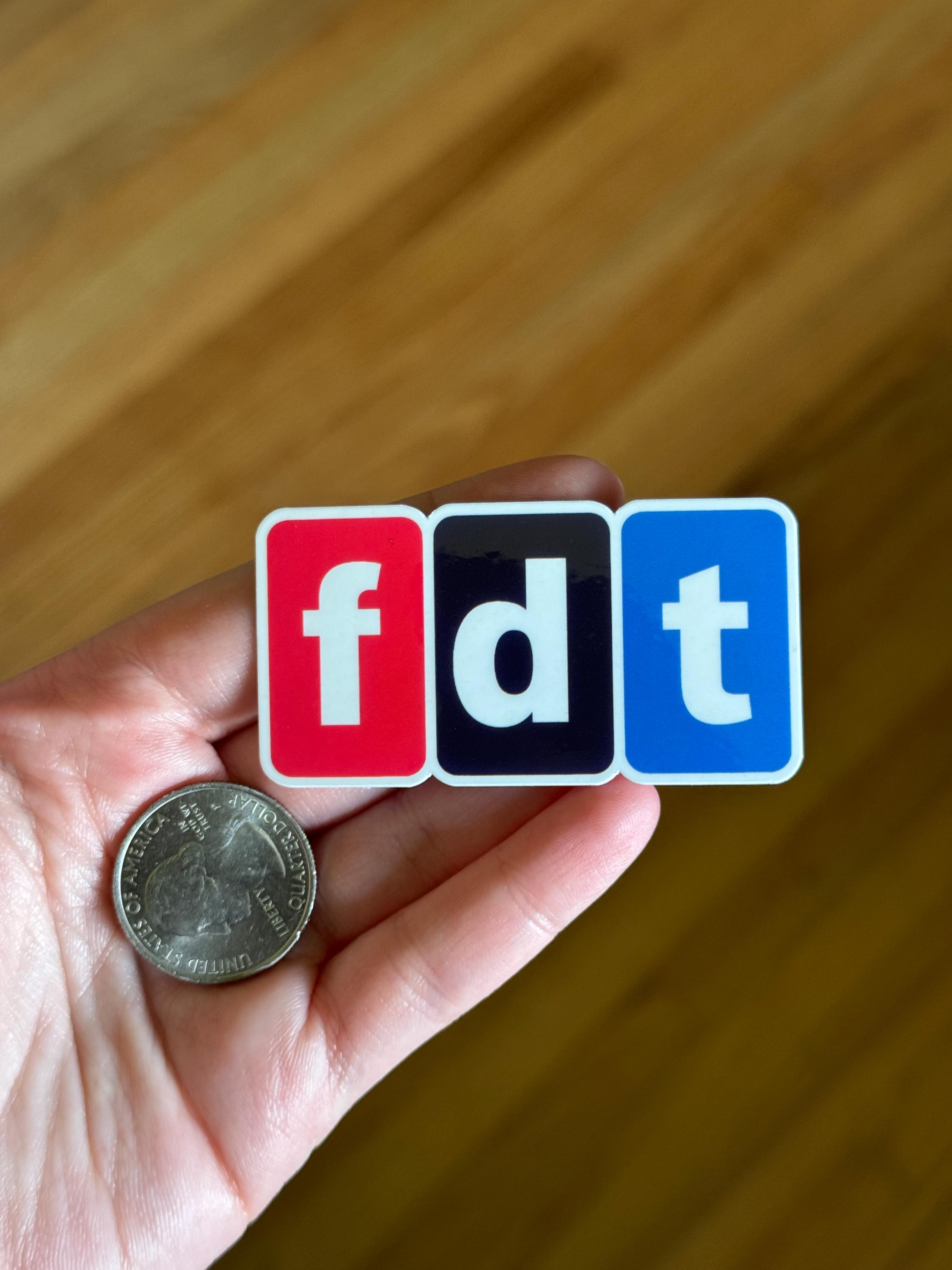 Fdt Sticker FDT NPR Inspired Sticker | Anti Trump, Anti Fascism, Protect Public ...